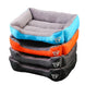 Grand lit douillet pour chien et chat gris - Canapé pour chien