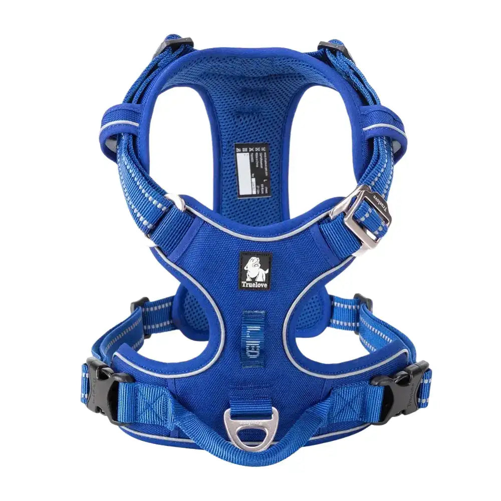 TRUE LOVE Pet Harness No Pull Nylon Reflective Dog Harness Adjustable Comfortable Control Step-in Brilliant Truelove