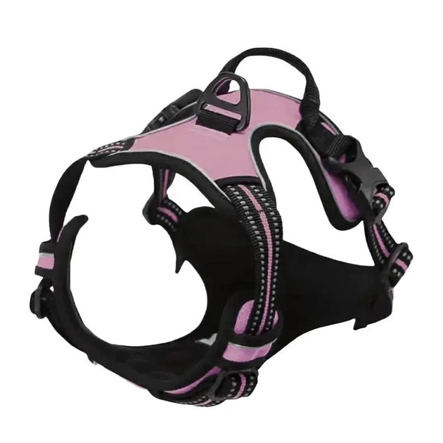 Harnais pour chien en mesh noir et puppy accessories - Rose / S - Harnais pour chien