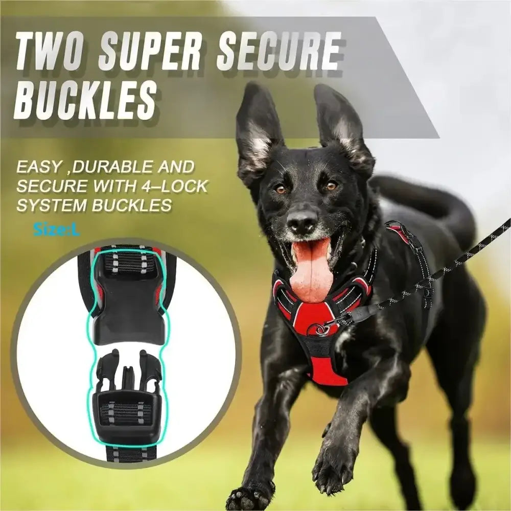 Harnais pour chien en mesh noir et puppy accessories - Harnais pour chien