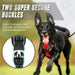 Harnais pour chien en mesh noir et puppy accessories - Harnais pour chien