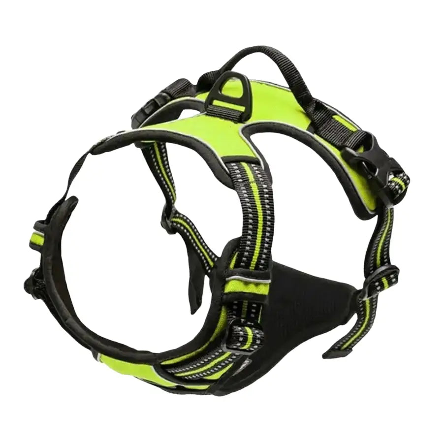 Harnais pour chien en mesh noir et puppy accessories - Vert / S - Harnais pour chien
