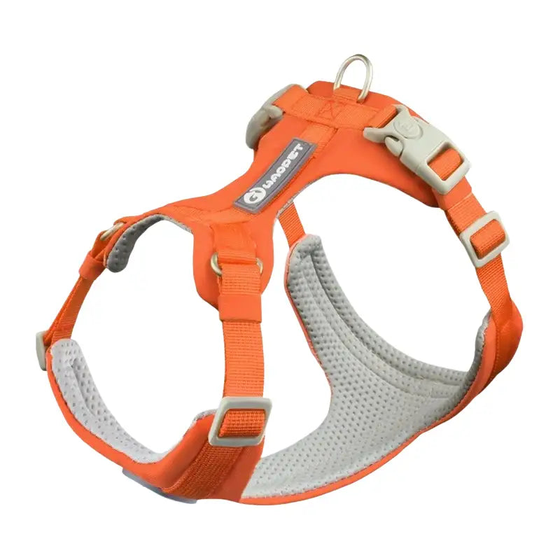 Harnais pour chien respirant anti traction réfléchissant - Orange / XS(Tour de poitrine 38-42cm) - Harnais pour chien
