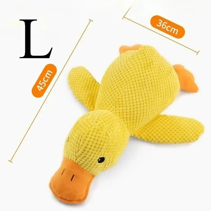 Jouet canard en peluche résistant et sonore pour chien - L-Duck - Jouet pour chien