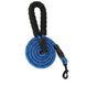 Laisse chien tressée bleue – Poignée en mousse ergonomique - Bleu / 1.2cm 3M - Laisse pour chien