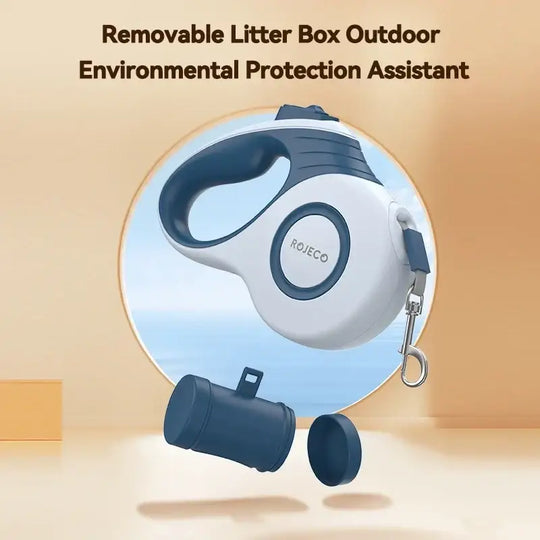 Laisse rétractable automatique Rojeco pour petits chiens et chats - Laisse pour chien