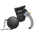 Laisse rétractable double chien 3m avec LED – Noir et gris - Laisse pour chien