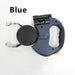 Laisse rétractable double chien 3m avec LED – Noir et gris - Style B Bleu - Laisse pour chien
