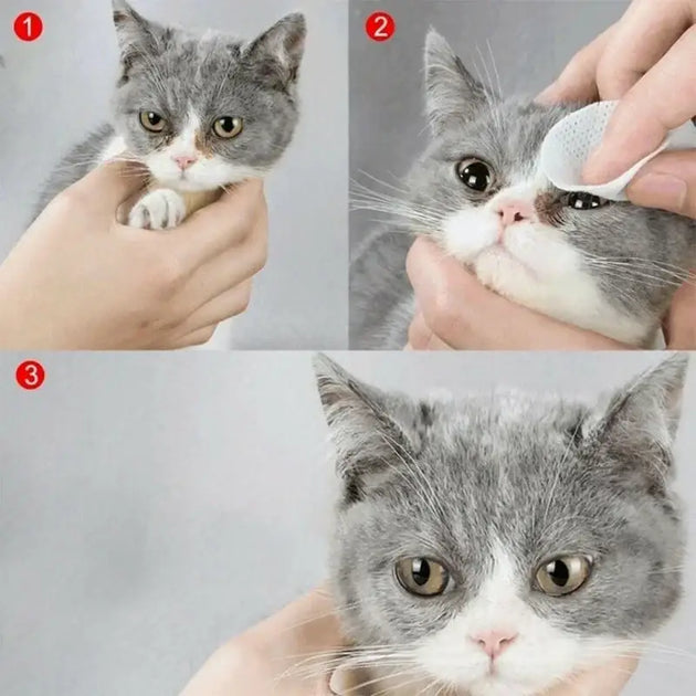 Lingettes Nettoyantes pour Yeux de Chiens et Chats 130 Pièces - Titre par défauts - Lingettes nettoyantes pour chien