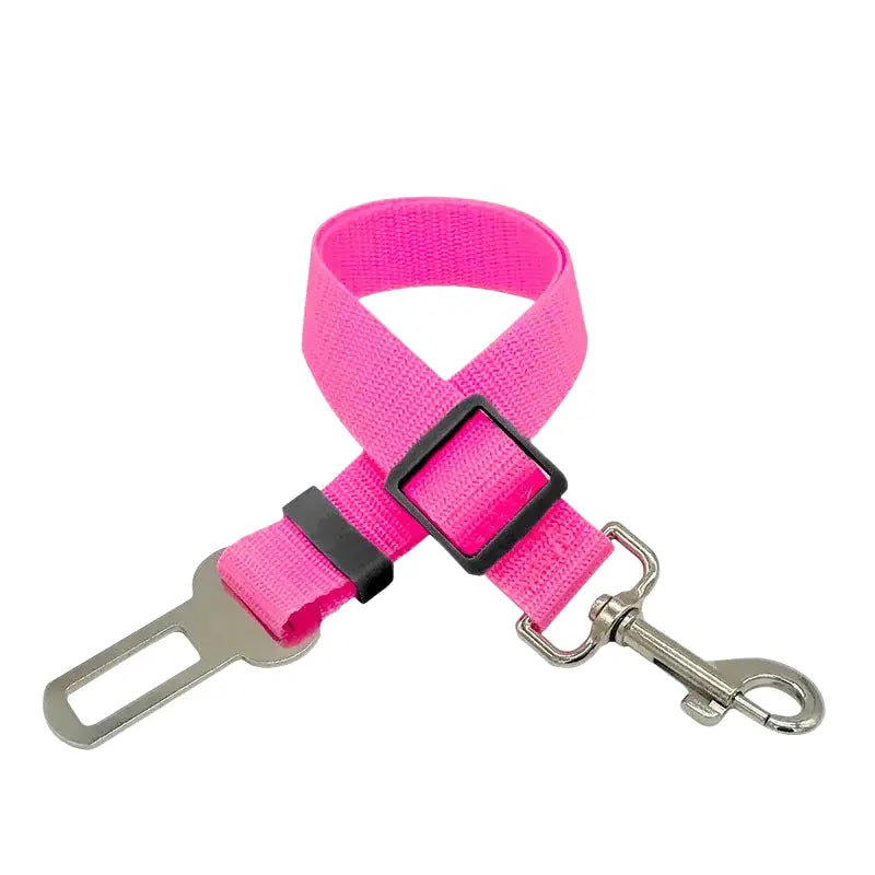 Lot de 3 ceintures de sécurité pour chien et chat - 10-Rose / 2.5X70CM - Ceinture pour animaux de compagnie