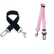 Lot de 3 ceintures de sécurité pour chien et chat - 2 pièces noirs roses / 2.5X70CM - Ceinture pour animaux de compagnie