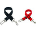 Lot de 3 ceintures de sécurité pour chien et chat - 2 pièces Noirs et Rouges / 2.5X70CM - Ceinture pour animaux