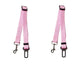 Lot de 3 ceintures de sécurité pour chien et chat - 2 pièces roses roses / 2.5X70CM - Ceinture pour animaux de compagnie