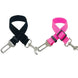 Lot de 3 ceintures de sécurité pour chien et chat - 2 pièces roses et noirs / 2.5X70CM - Ceinture pour animaux