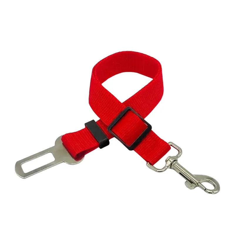 Lot de 3 ceintures de sécurité pour chien et chat - 2-Rouge / 2.5X70CM - Ceinture pour animaux de compagnie