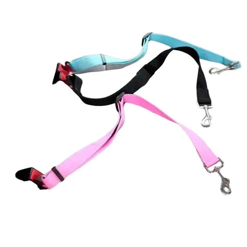 Lot de 3 ceintures de sécurité pour chien et chat - Ceinture pour animaux de compagnie