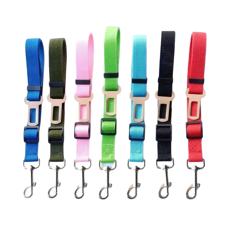 Lot de 3 ceintures de sécurité pour chien et chat - Ceinture pour animaux de compagnie