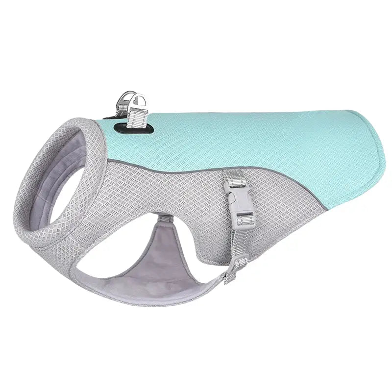 New Ice Cooling Dog Vest Summer Mesh Clothes for Small Medium Large Dogs Outdoor Pet Cool Down Jackets Breathable Dog