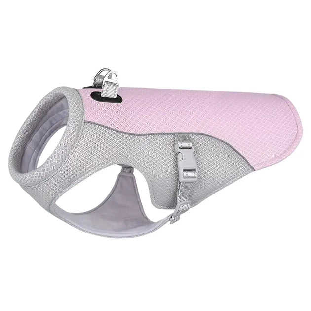 New Ice Cooling Dog Vest Summer Mesh Clothes for Small Medium Large Dogs Outdoor Pet Cool Down Jackets Breathable Dog