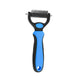 Peigne toilettage chien et chat démêlant – Bleu et noir - Bleu 2 S - Brosse pour chien