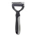 Peigne toilettage chien et chat démêlant – Bleu et noir - Gris L - Brosse pour chien