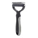 Peigne toilettage chien et chat démêlant – Bleu et noir - Gris L - Brosse pour chien