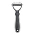 Peigne toilettage chien et chat démêlant – Bleu et noir - Gris S - Brosse pour chien