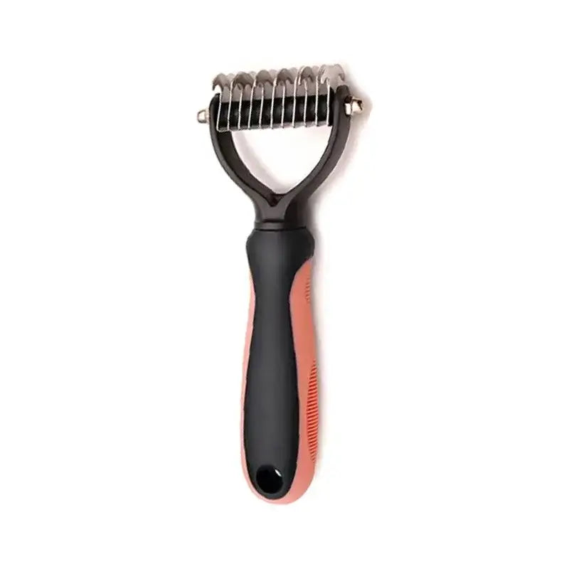 Peigne toilettage chien et chat démêlant – Bleu et noir - Orange S - Brosse pour chien