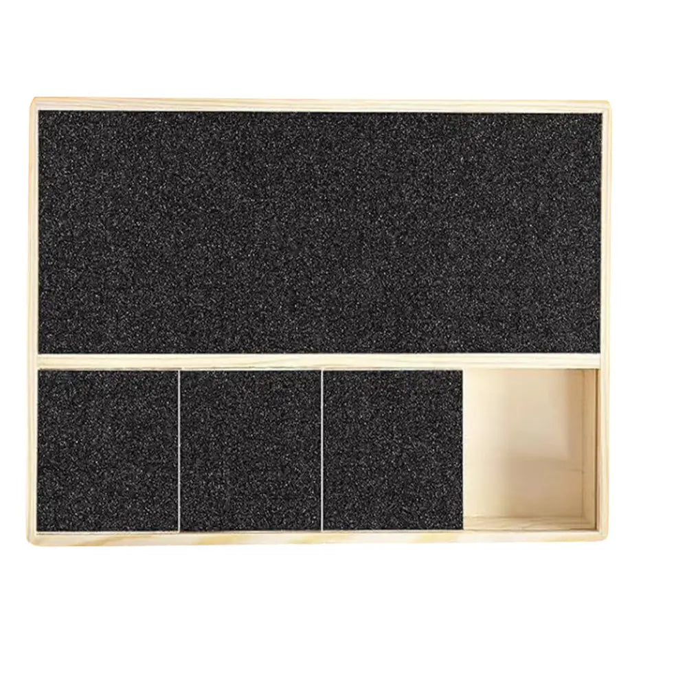 Planche à Gratter pour Chien avec Boîte à Friandises Intégrée - Type de tiroirs - Planche à gratter pour ongle de chien