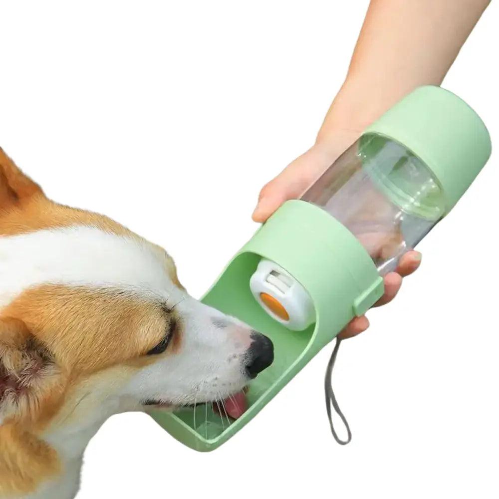 Portable Dog Cat Water Bottle with Storage Food and Water Container for Puppy Pets dogs Feeder Bowl Outdoor Travel Pet