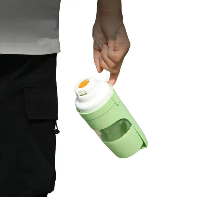 Portable Dog Cat Water Bottle with Storage Food and Water Container for Puppy Pets dogs Feeder Bowl Outdoor Travel Pet
