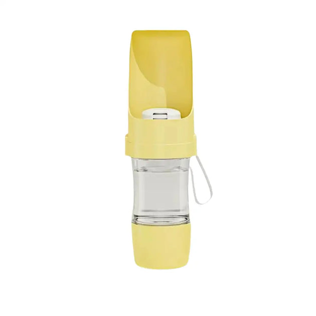 Portable Dog Cat Water Bottle with Storage Food and Water Container for Puppy Pets dogs Feeder Bowl Outdoor Travel Pet