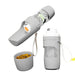 Portable Dog Cat Water Bottle with Storage Food and Water Container for Puppy Pets dogs Feeder Bowl Outdoor Travel Pet
