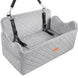 Siège auto à mémoire de forme pour chien avec rangement - Gris / Allemagne - Siège auto pour chien