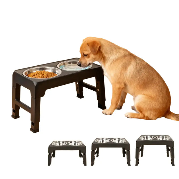 Station bols en acier inoxydable pour grands chiens - Allemagne - Mangeoire pour chien