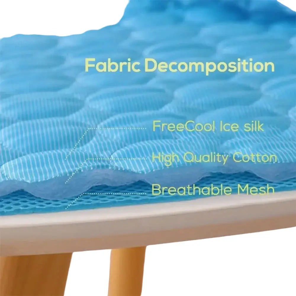 Summer Pet Mat Cooling Dog Pad For Dogs Cat Blanket Sofa Breathable Pet Bed Washable Self Cooling Cat Ice Pad Pet