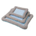 Tapis de refroidissement chien et chat matelassé – Bleu et gris - Panier pour chien