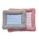 Tapis de refroidissement chien et chat matelassé – Bleu et gris - Panier pour chien