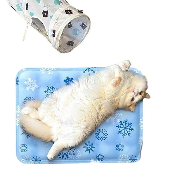 Tapis de refroidissement pour animaux gel et eau - Tapis rafraichissant pour animaux de compagnie