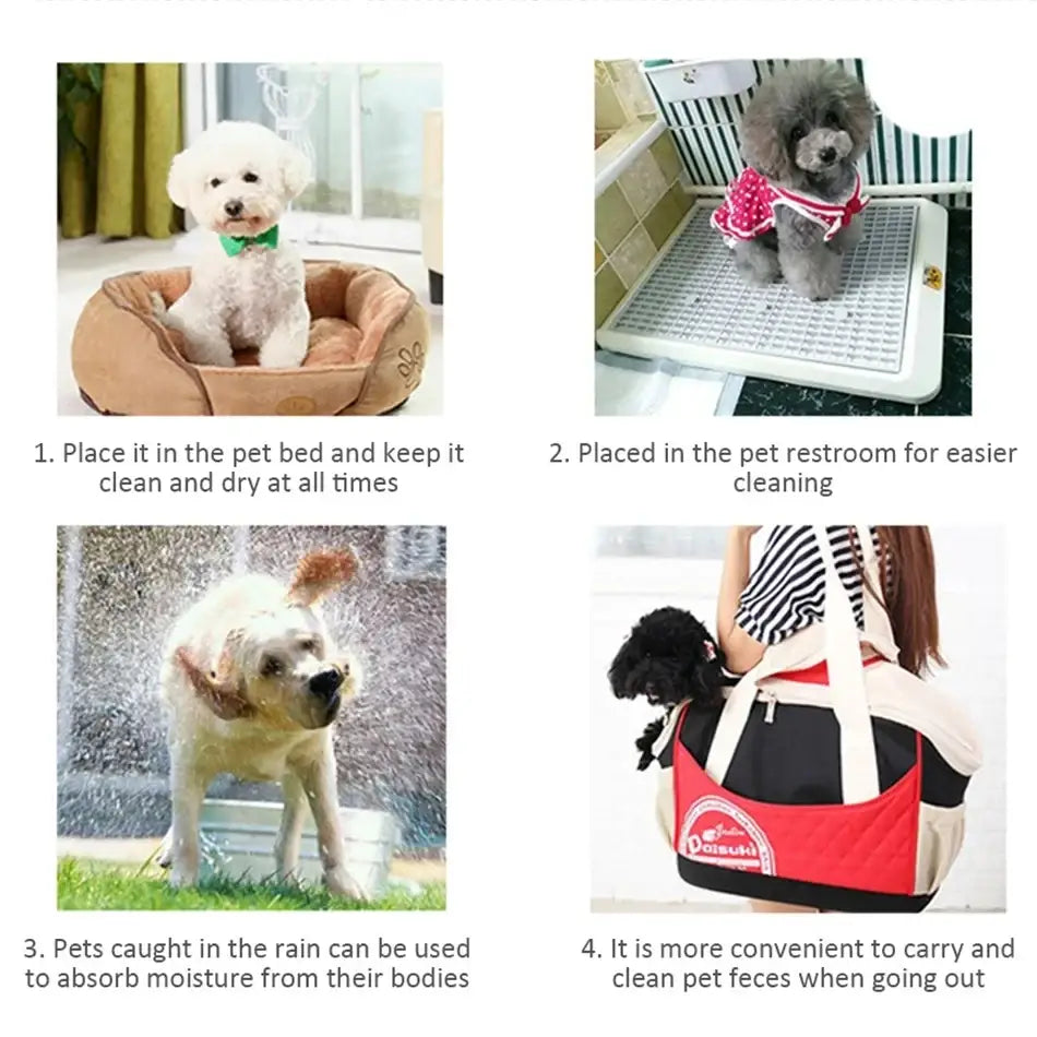 Tapis éducation chiot absorbants jetables antidérapants - Couche pour chien