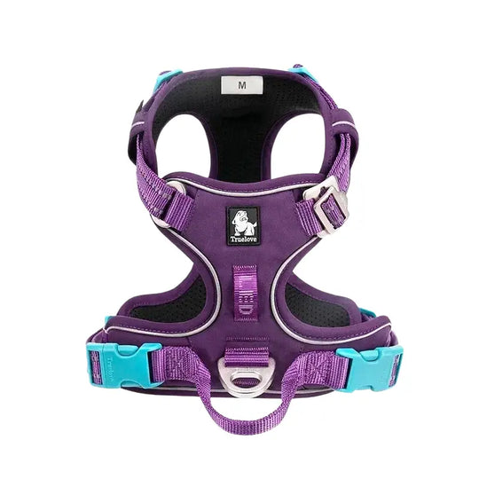 TRUE LOVE Pet Harness No Pull Nylon Reflective Dog Harness Adjustable Comfortable Control Step-in Brilliant Truelove