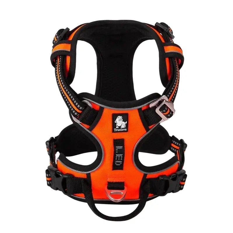 TRUE LOVE Pet Harness No Pull Nylon Reflective Dog Harness Adjustable Comfortable Control Step-in Brilliant Truelove