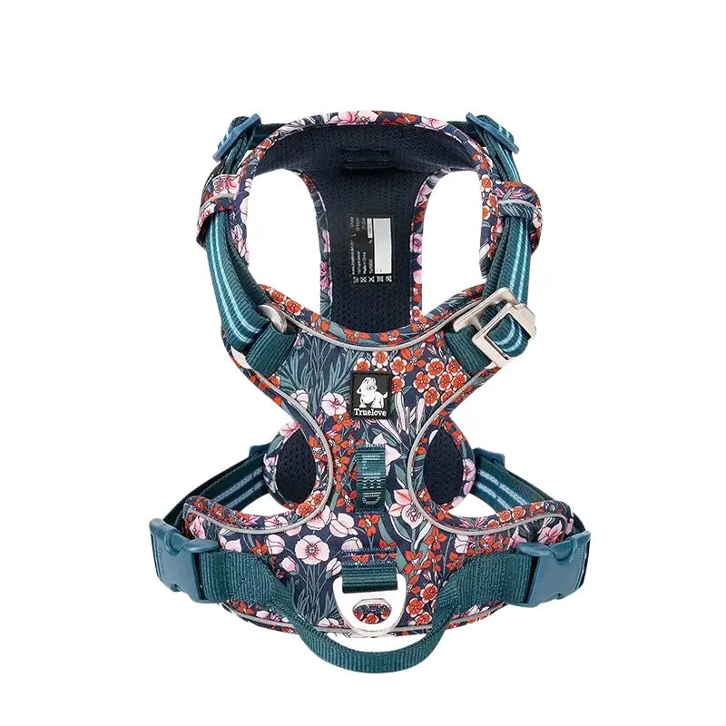 TRUE LOVE Pet Harness No Pull Nylon Reflective Dog Harness Adjustable Comfortable Control Step-in Brilliant Truelove