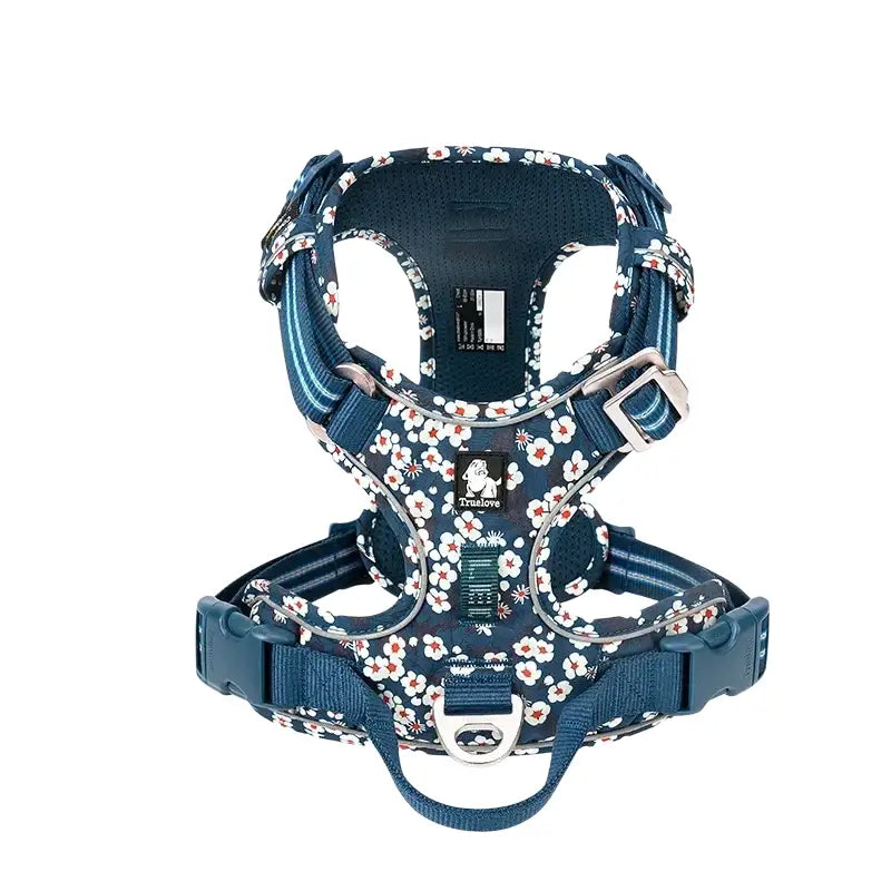 TRUE LOVE Pet Harness No Pull Nylon Reflective Dog Harness Adjustable Comfortable Control Step-in Brilliant Truelove