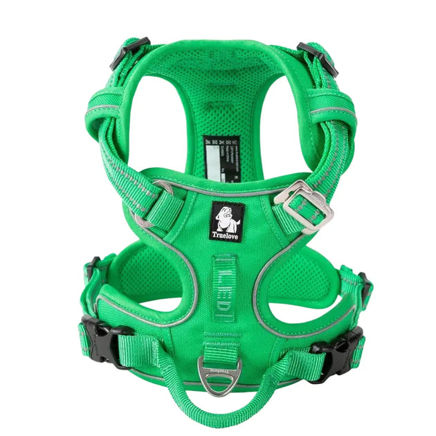 TRUE LOVE Pet Harness No Pull Nylon Reflective Dog Harness Adjustable Comfortable Control Step-in Brilliant Truelove