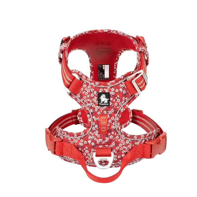 TRUE LOVE Pet Harness No Pull Nylon Reflective Dog Harness Adjustable Comfortable Control Step-in Brilliant Truelove