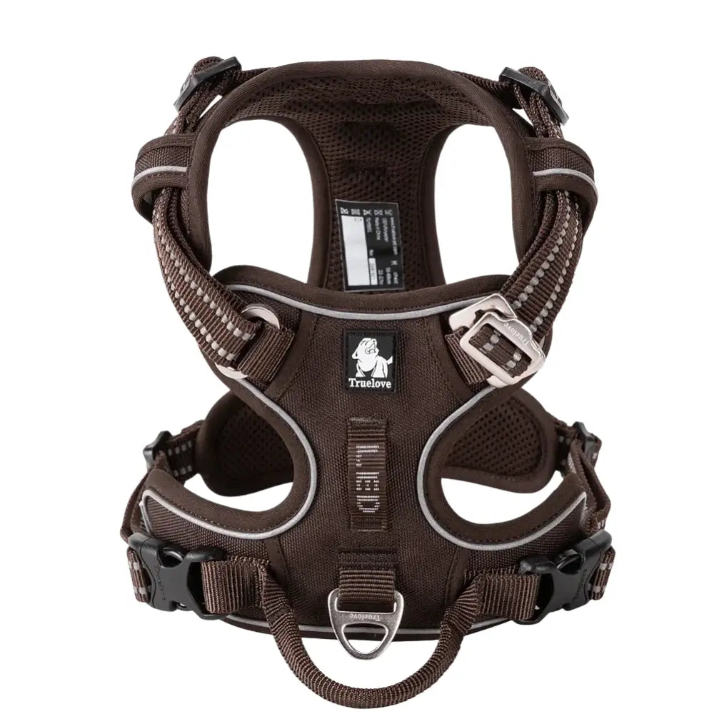 TRUE LOVE Pet Harness No Pull Nylon Reflective Dog Harness Adjustable Comfortable Control Step-in Brilliant Truelove