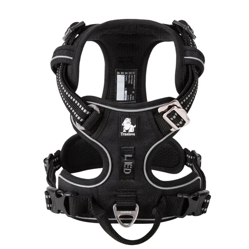 TRUE LOVE Pet Harness No Pull Nylon Reflective Dog Harness Adjustable Comfortable Control Step-in Brilliant Truelove